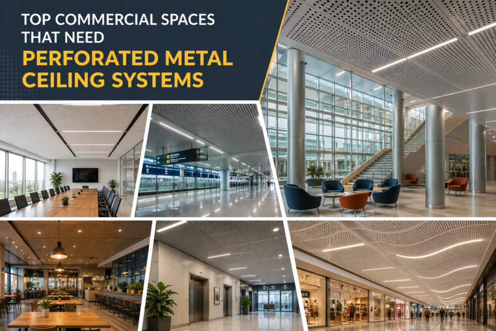 Perforated Metal Ceiling
